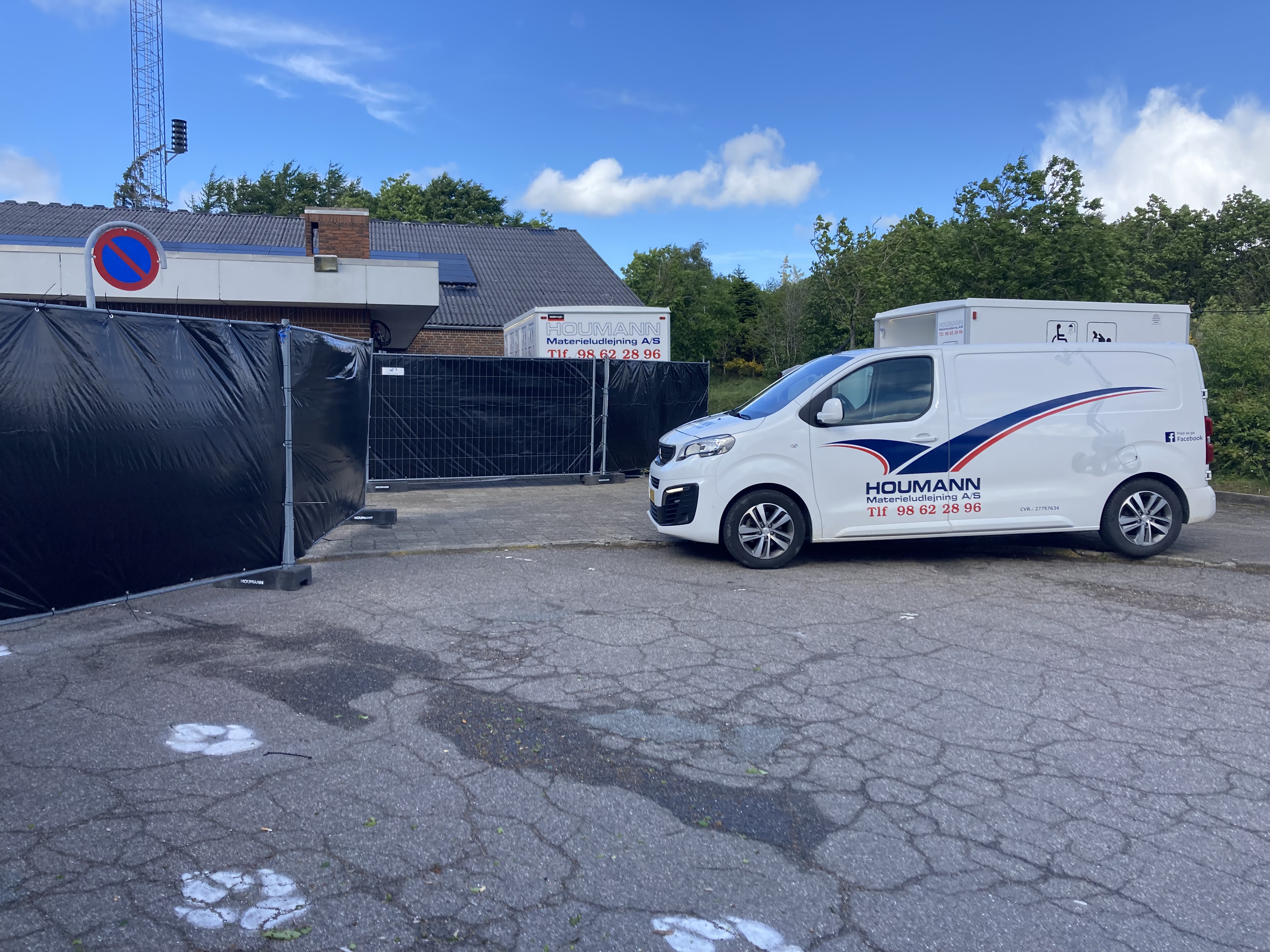 Byggepladshegn - Sort Afskærmning